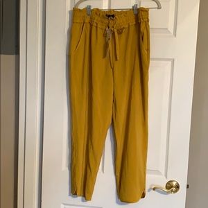 NWT zara on trend paper bag waist flowy trouser!!